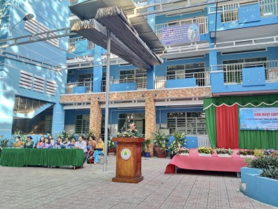 Trường THCS Nguyễn Viết Xuân Sinh hoạt  Chào mừng kỉ niệm Ngày thành lập Quân đội nhân dân Việt Nam 22/12