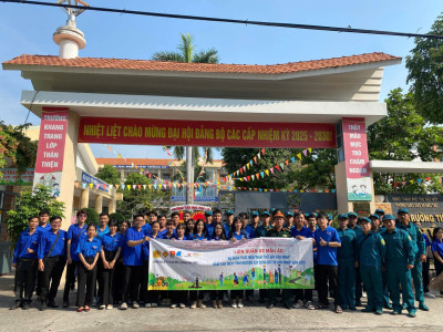Đoàn viên giáo viên trường  tham gia