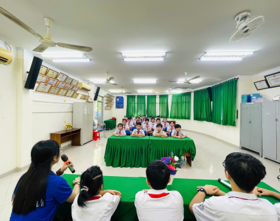 Liên Đội THCS Nguyễn Viết Xuân sinh hoạt Câu lạc bộ "Quyền trẻ em"