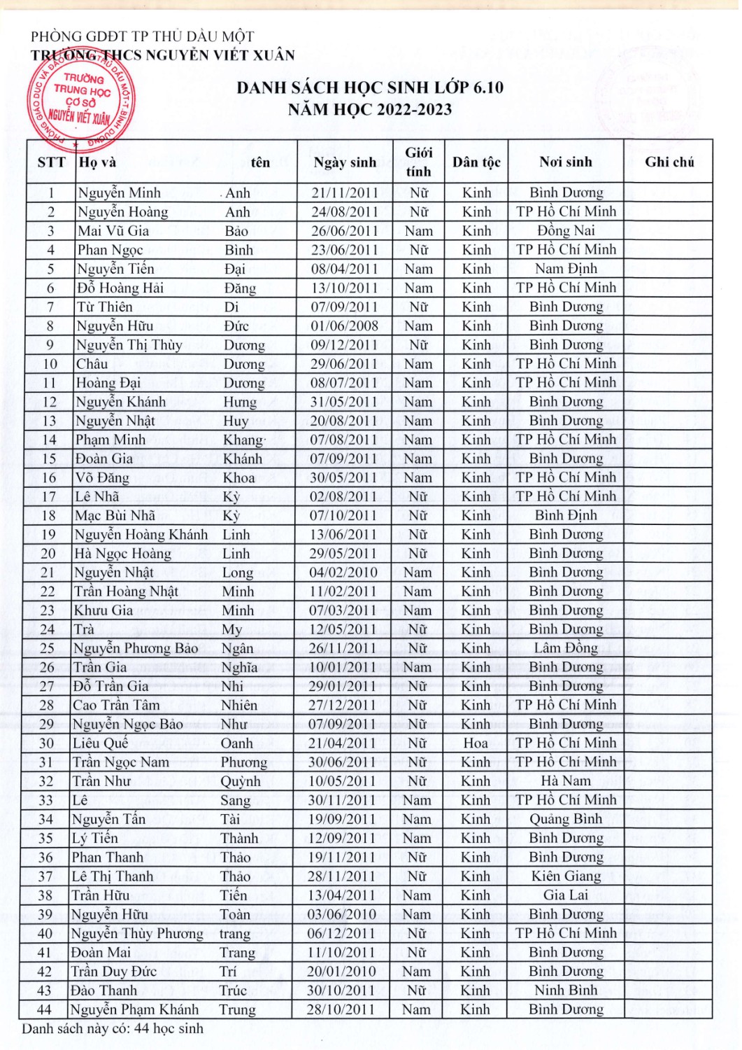 Khối 6 năm học 2022 2023 page 0010