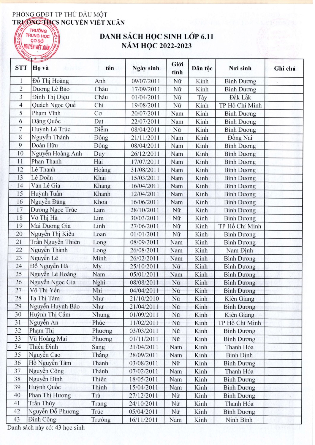 Khối 6 năm học 2022 2023 page 0011