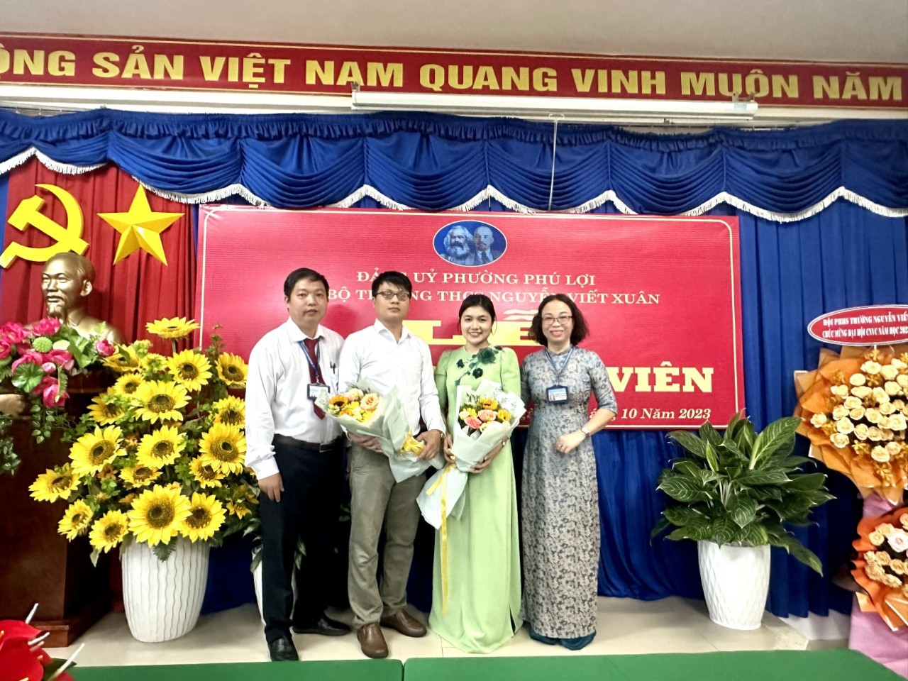 Kết nạp Đảng viên, năm học 2023 - 2024
