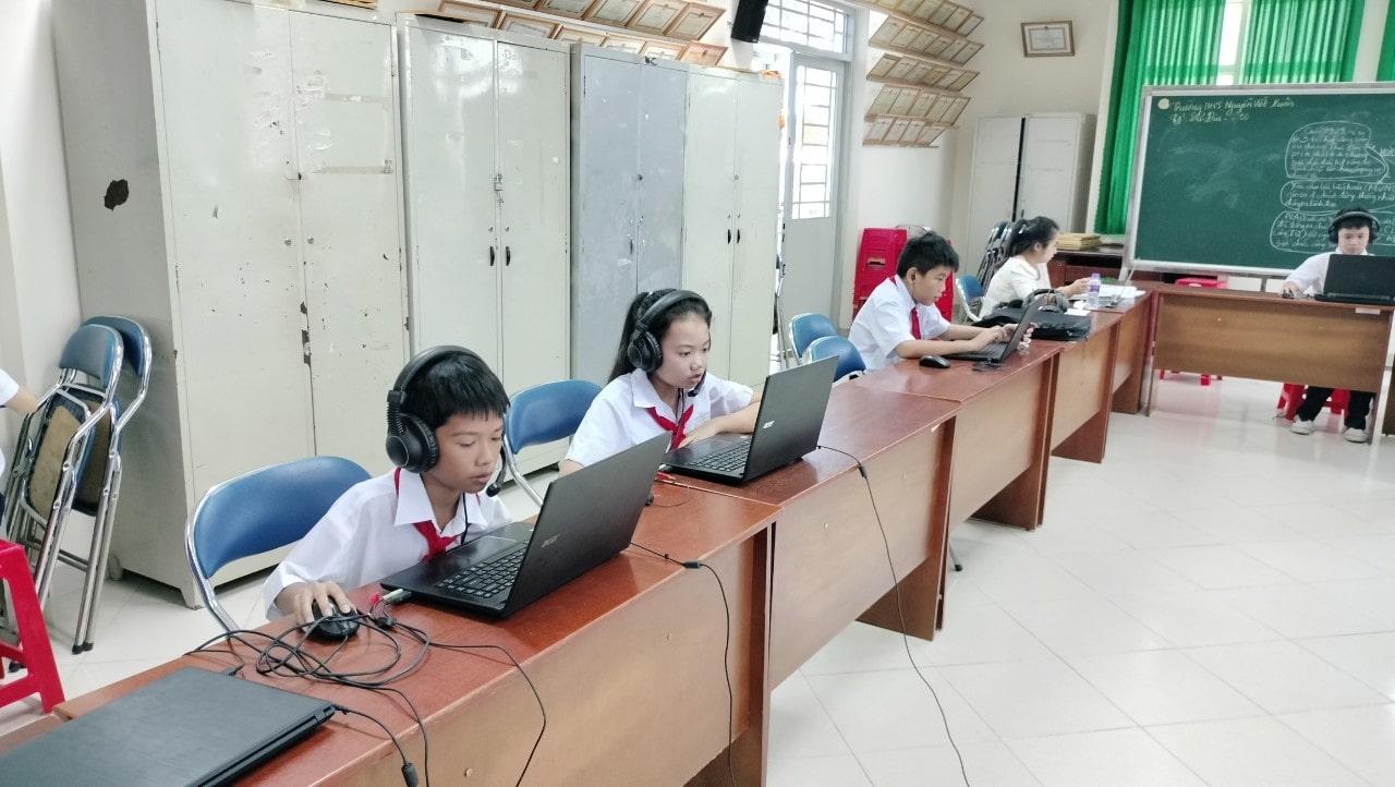 Trường tổ chức thi IOE cấp trường, năm học 2023 - 2024