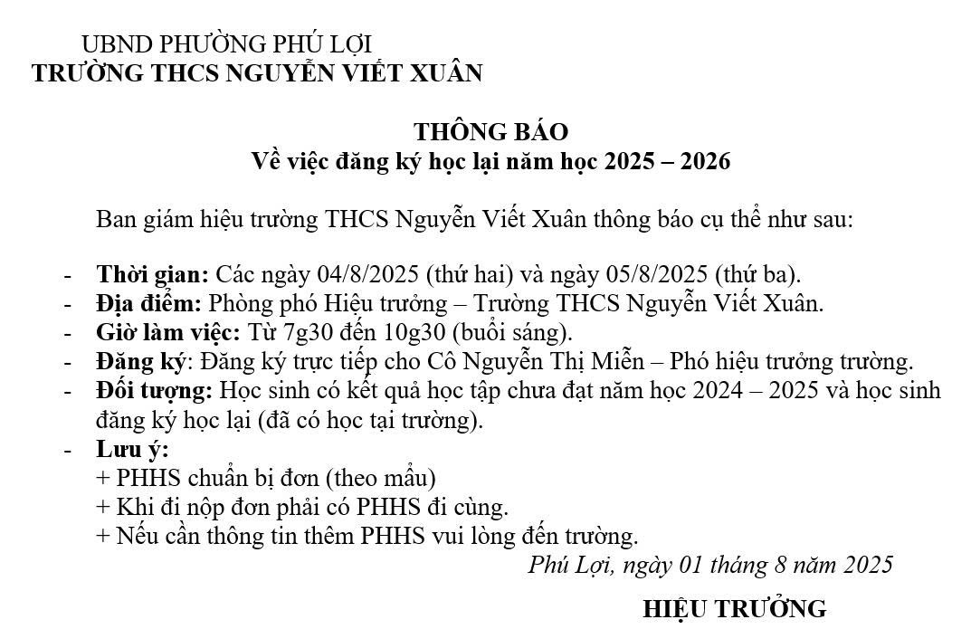 tb dang ky hoc lai