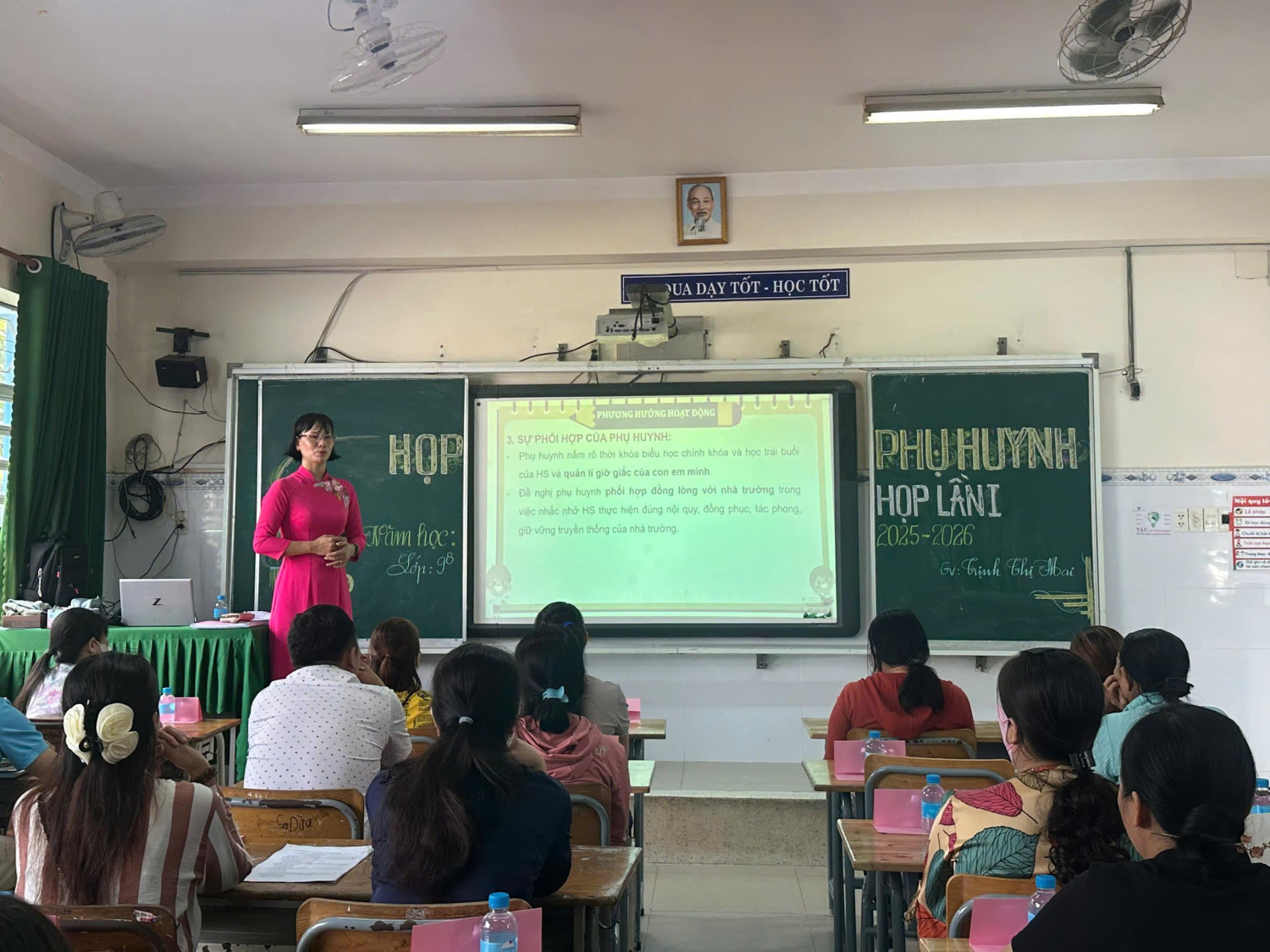 Trường THCS Nguyễn Viết Xuân tổ chức họp phụ huynh học sinh đầu năm học 2025 - 2026